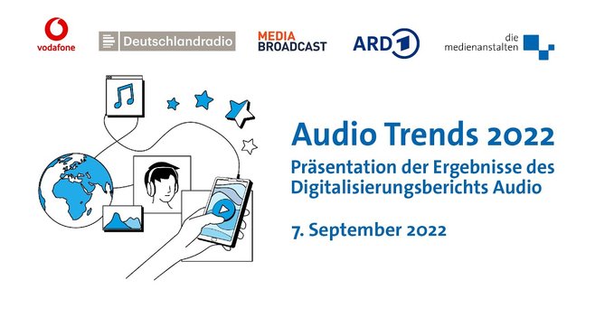Audio Trends 2022 – Präsentation der Ergebnisse des Digitalisierungsberichts Audio