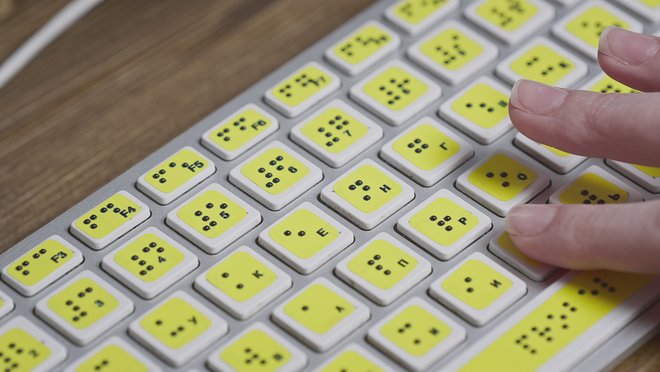 Braille Tastatur für den Computer
