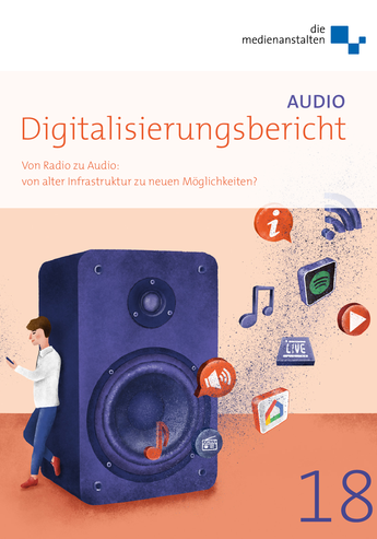 Buchtitel des Digitalisierungsberichts Audio 2018